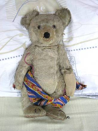 unbekanntes Teddy-Baby 30er Jahre, vor der Restaurierung