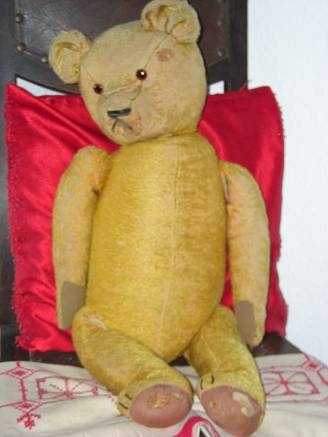 Großer Teddybär, 30er Jahre, vor der Restaurierung